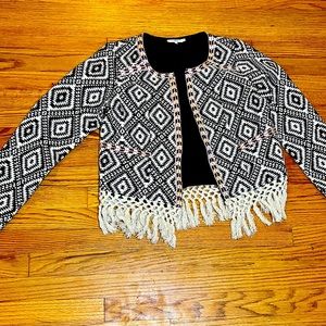 Tularosa Santa Fe Fringe Jacket Size Medium black